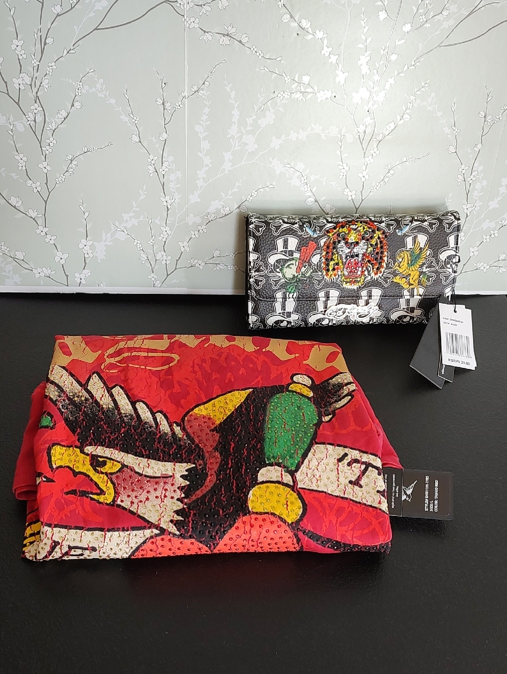 Ed Hardy Wallet And Shirt